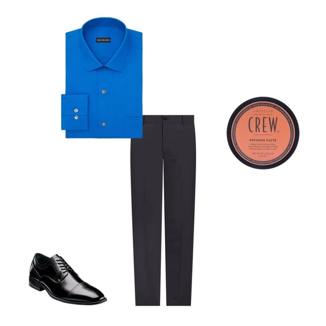 slim fit dress slacks Flex 3 Flat Front Straight Leg Dress Pant main image 0