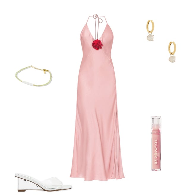 Bardot x REVOLVE Aradia Maxi Dress in Pink & Red | REVOLVE