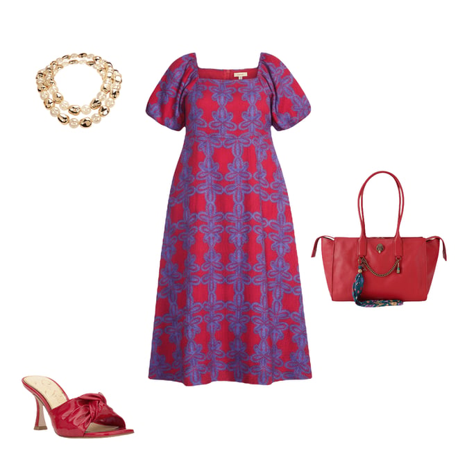 Sugarlips Plus Size Rory Abstract Printed Square Neck Short Puff Sleeve Linen  Maxi Dress | Dillard's
