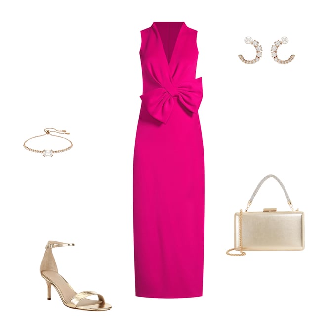strapless open back dress 8 main image 1