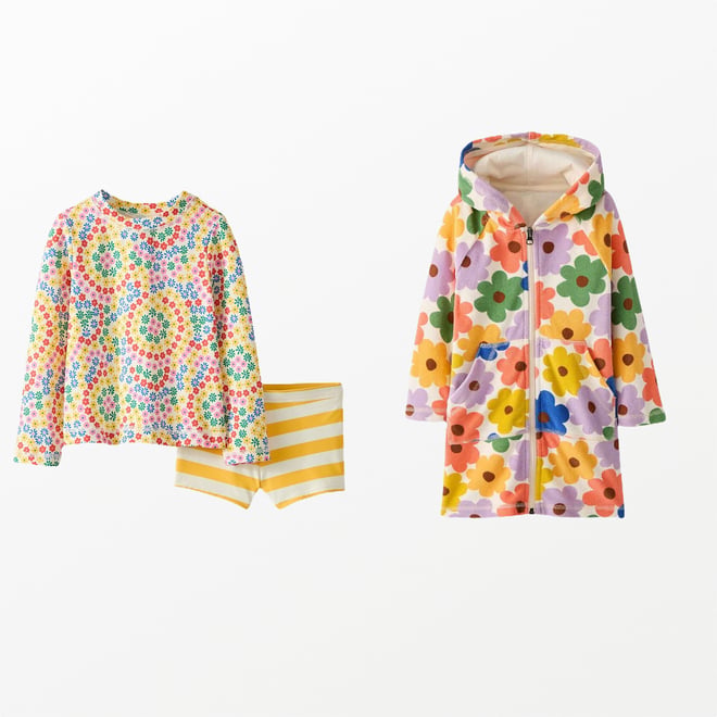 Long Sleeve Loop Terry Hoodie Cover Up | Hanna Andersson