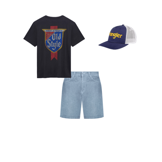 Wrangler Authentics Classic Relaxed Fit Five Pocket Jean Short - Pantaloncini Denim Uomo, Taglio Comodo E Gamba 25,4 Cm