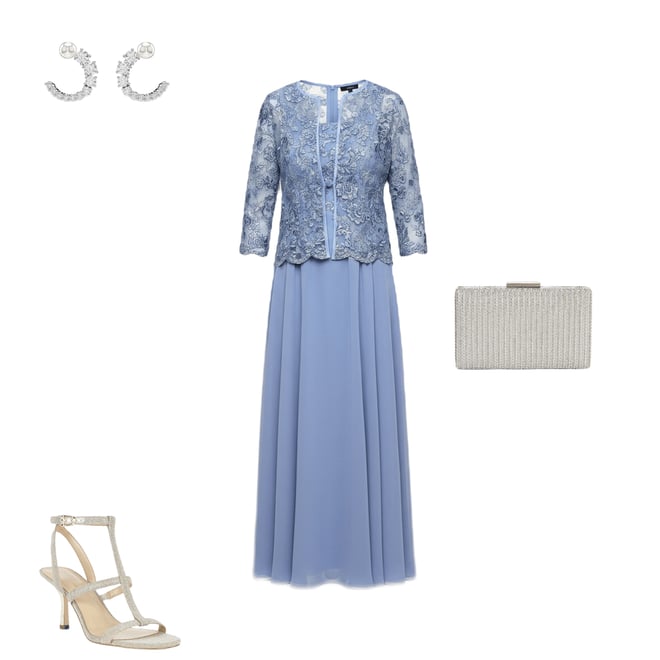 Alex Evenings Embroidered Tulle Scoop Neck Midi Jacket Dress | Dillard's
