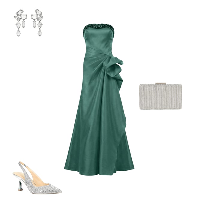 slim fit dress slacks Sage Green Betsey Johnson 90s Pink Floral Satin Dress – Empress Vintage main image 1