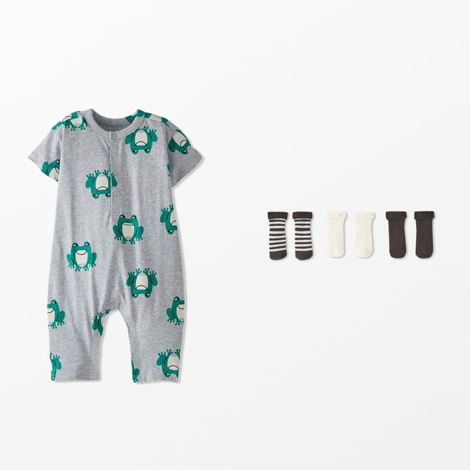 Baby Henley Romper | Hanna Andersson