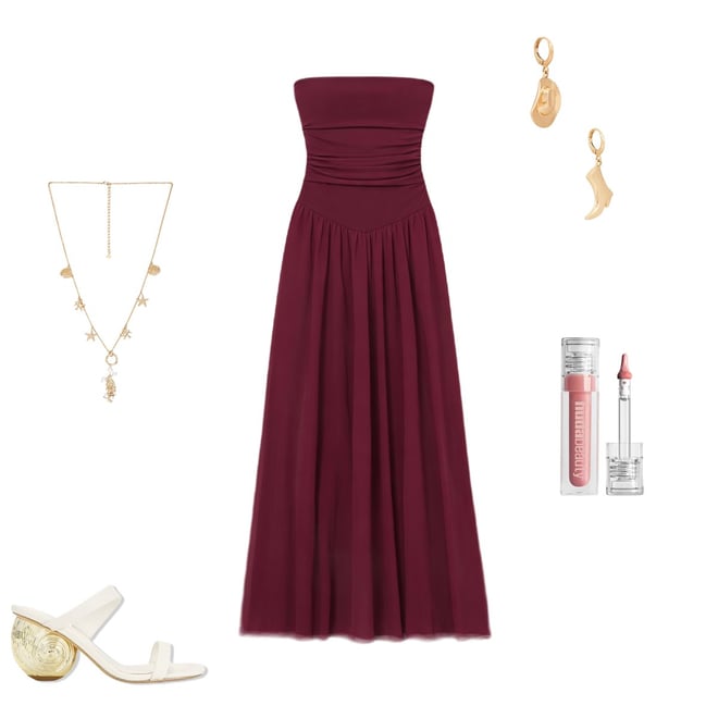 Camila Coelho MINJI Maroon | REVOLVE