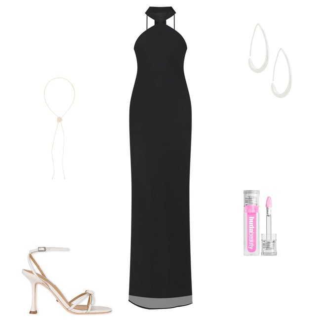 Amanda Uprichard Ashton Maxi Dress in Black | REVOLVE
