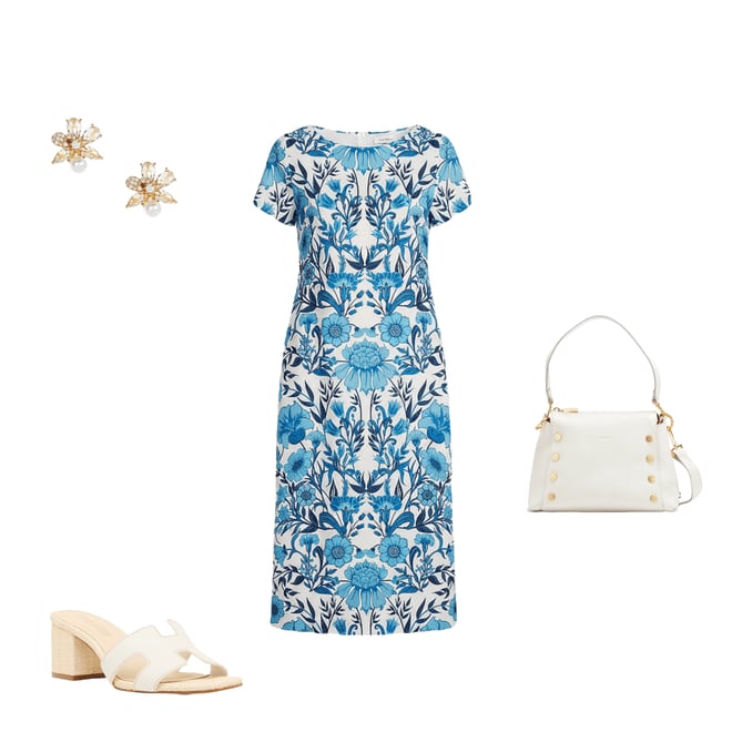 Mestiza New York Adria Midi Dress - Blue