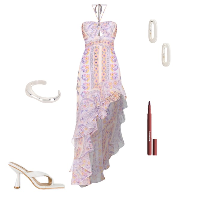 purple dolce and gabbana dress DOLCE GABBANA purple squirrel garden floral print cocktail dress IT36 XXS
