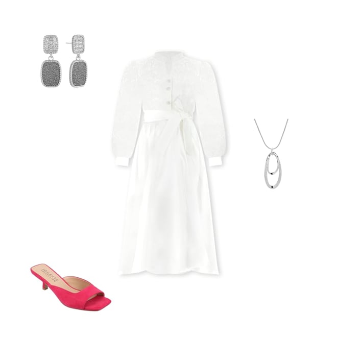 Giovanna Signature Womens Plus Midi Long Sleeve Balloon Fit + Flare Dress -  JCPenney