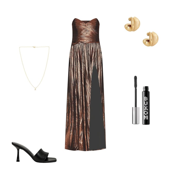 retrofete Waldorf Dress in Coffee Bean | REVOLVE