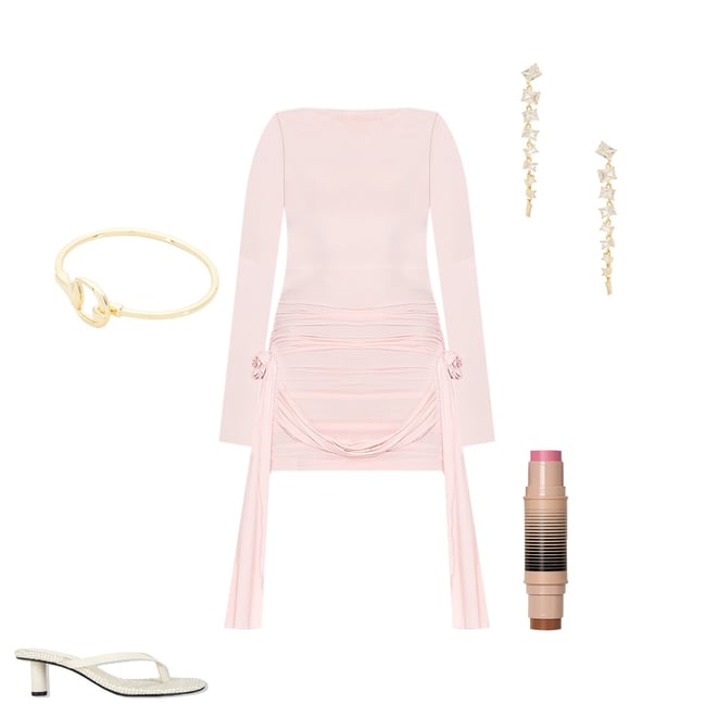 LIONESS Glory Mini Dress in Blush | REVOLVE