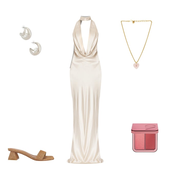 NBD Naila Gown in Champagne | REVOLVE
