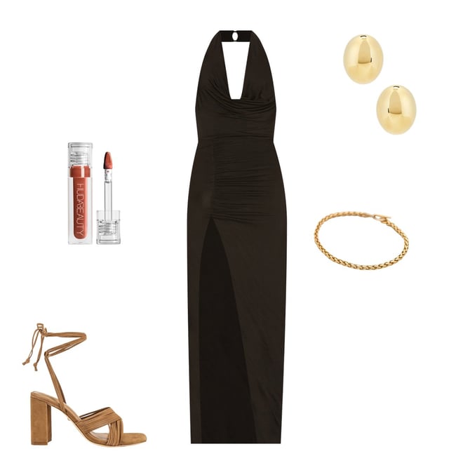 Jade Halter Maxi Dress