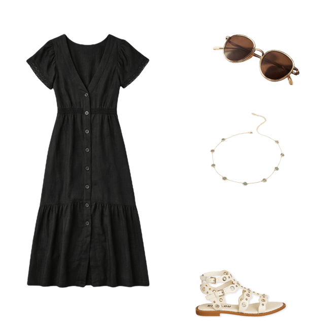 midi halter cocktail dress Petal and Pup Women's Anabelle Halter Neck Midi Dress