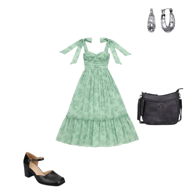 premier amour green dress Luxury Sage Green Beaded Evening Dress with Cape SS238 main image 1