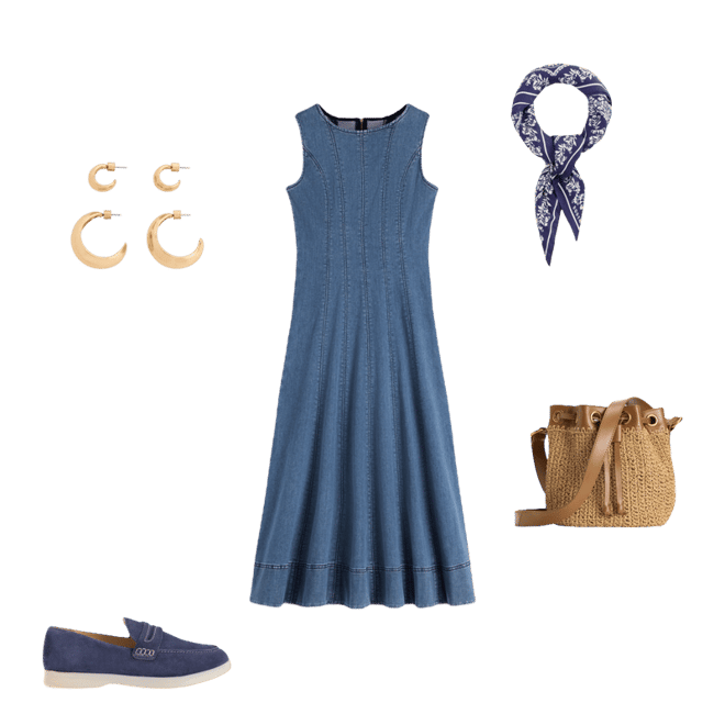 white christmas dresses DIZZY-LIZZIE Miami Midi Dress