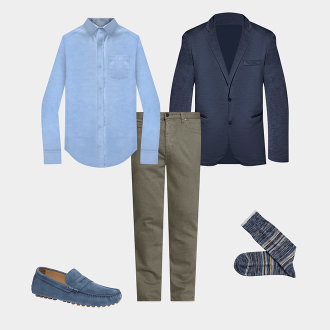 1st bundle featuring 4 items which compliment Heather Stripe Socks