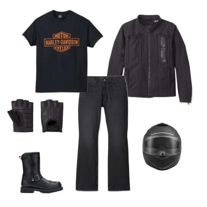 Harley Davidson Reflective Road Warrior 3-in-1 Leather