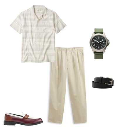 Wax London Raleigh Pleated Tapered Pant - Stone | Chino Wax London Raleigh Pleated Tapered Pant - Stone | Chino