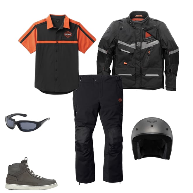 Men's Coolcore Bar & Shield Shirt - Colorblocked - Vintage Men's Coolcore Bar & Shield Shirt - Colorblocked - Vintage