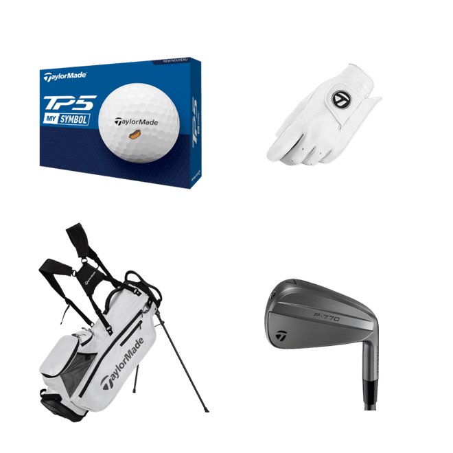 TaylorMade 2024 TP5 MySymbol Hot Dog Golf Balls | Golf Galaxy