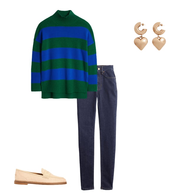 2nd bundle featuring 3 items which compliment Jessica Oversized Jumper-Bavaria Green, Monarch Blue