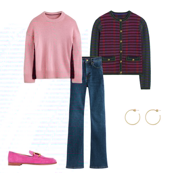 2nd bundle featuring 4 items which compliment Holly Knitted Jacket
