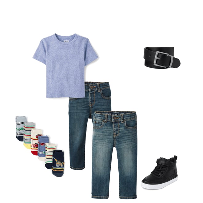 1st bundle featuring 4 items which compliment Baby And Toddler Boys Marled Top