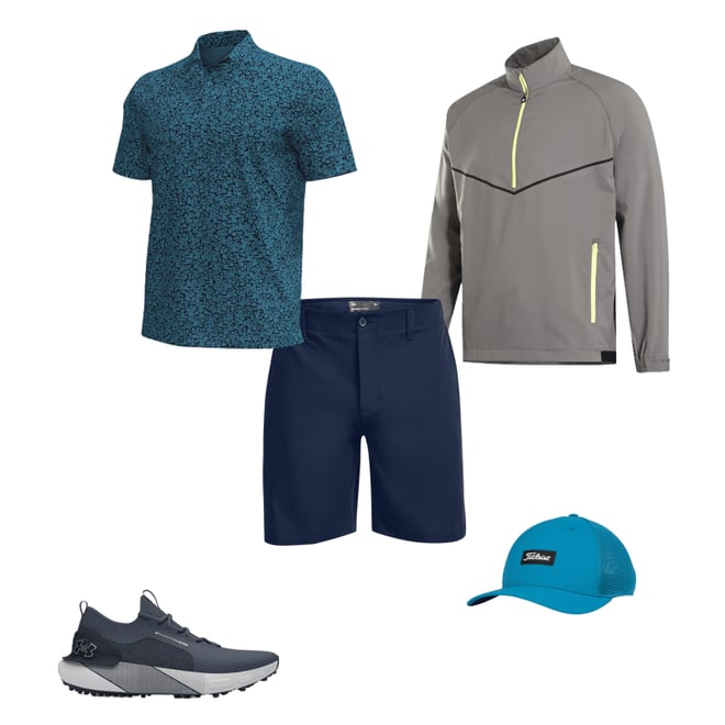 Under Armour UA Phantom Spikeless Golf Shoes Downpour Gray Under Armour UA Phantom Spikeless Golf Shoes Downpour Gray