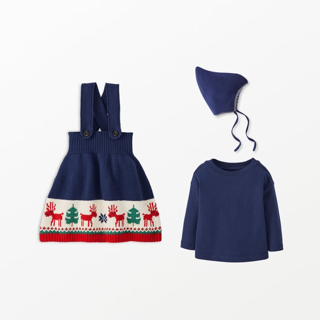 Hanna Andersson Gnome Knit top Dress 3T / 90cm