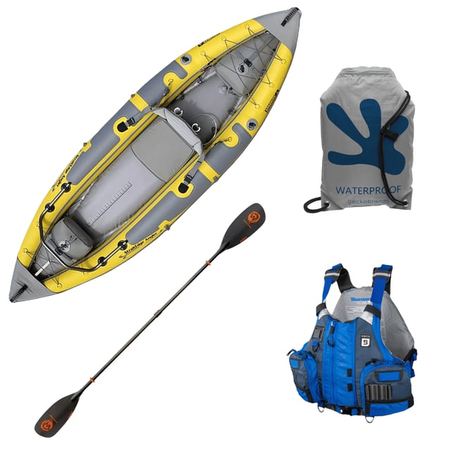 Advanced Elements StraitEdge Angler Fishing Kayak with Pump
