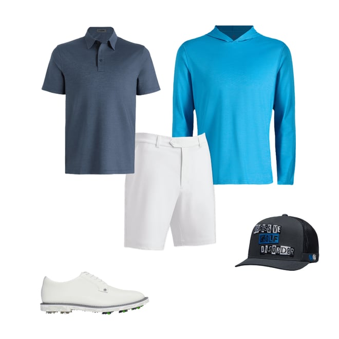 G/FORE Melange Ice Nylon Golf Hoodie - Carl's Golfland