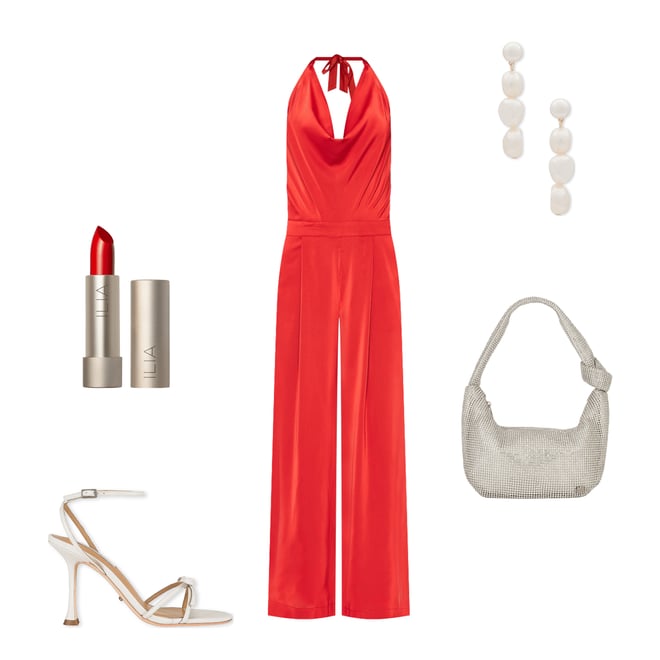 1st bundle featuring 4 items which compliment Halter Jumpsuit