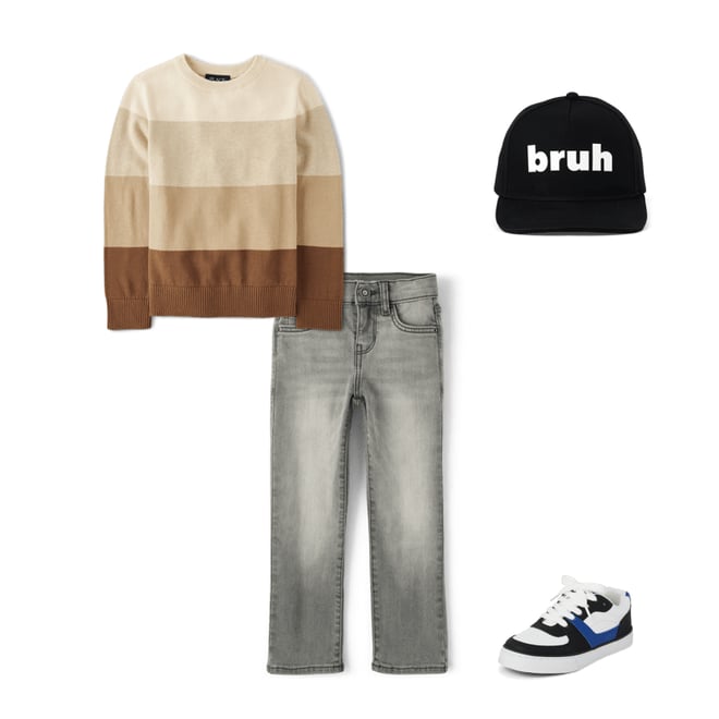3rd bundle featuring 3 items which compliment Boys Straight Jeans