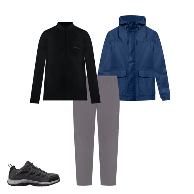 Men's Omni-Heat™ Midweight Baselayer Half Zip | Columbia