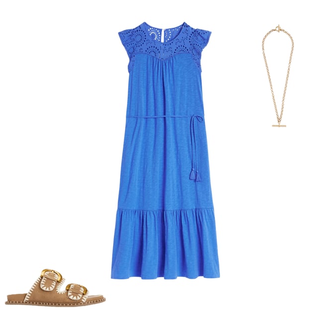 4th bundle featuring 2 items which compliment Juliet Broderie Midi Dress-Gallery Blue