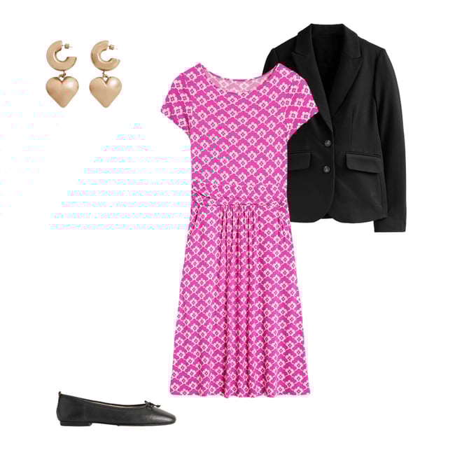 2nd bundle featuring 3 items which compliment Marylebone Ponte Blazer-Black