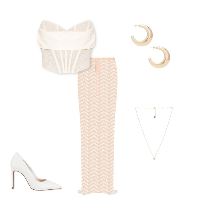 4th bundle featuring 4 items which compliment Hailee Bustier Top