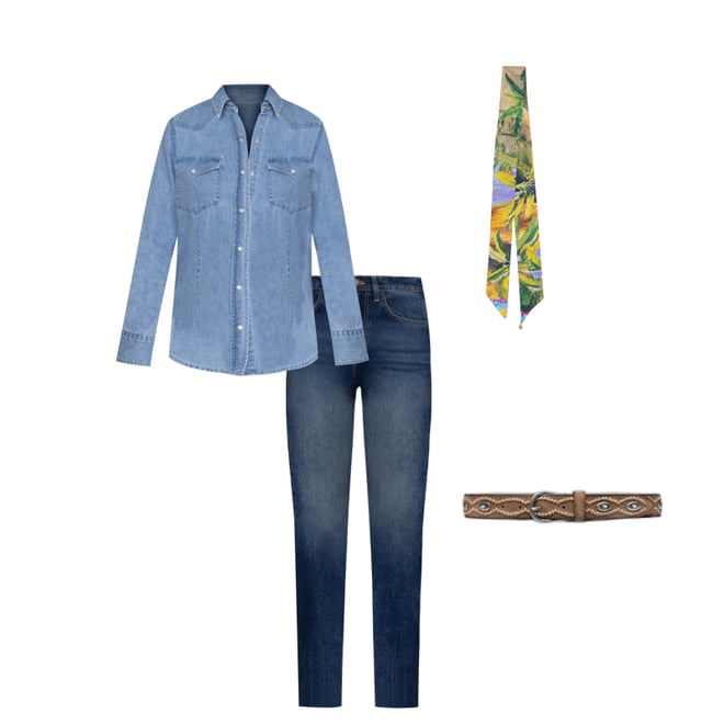 Buy PROVENCE DENIM SHIRT | Johnny Was Buy PROVENCE DENIM SHIRT | Johnny Was