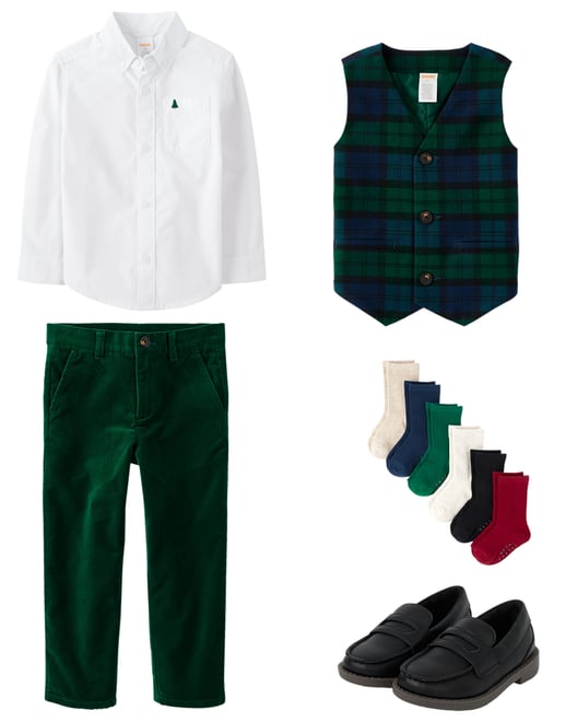 Boys pants and vest online bundle