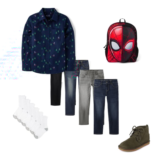 3rd bundle featuring 4 items which compliment Boys Straight Jeans 4-Pack