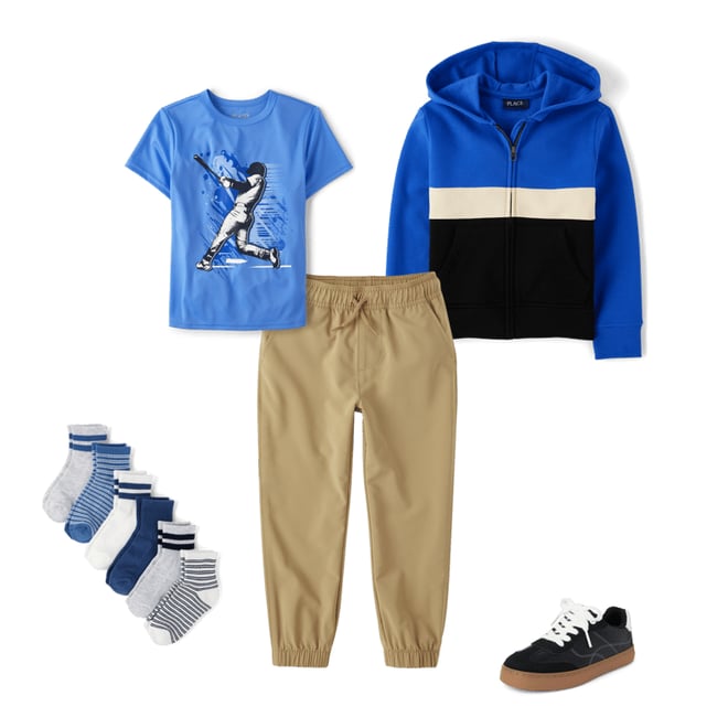 2nd bundle featuring 4 items which compliment Boys Quick Dry Pull On Jogger Pants