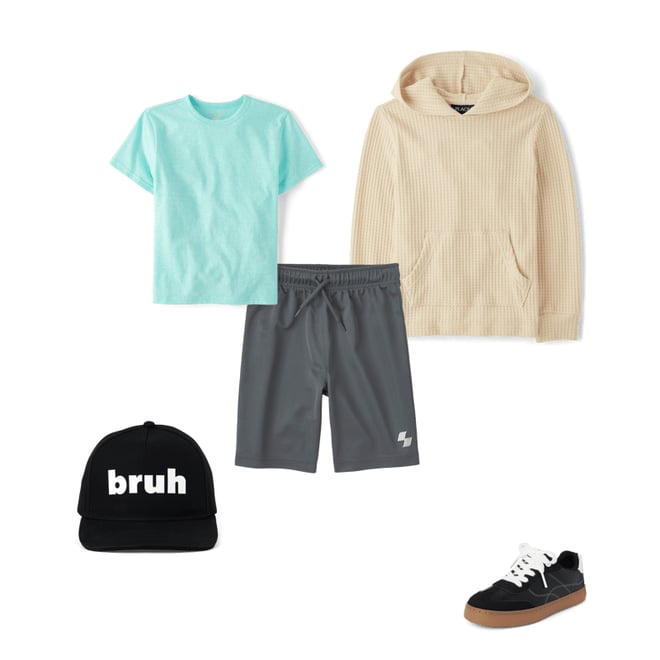 2nd bundle featuring 4 items which compliment Boys Basketball Shorts
