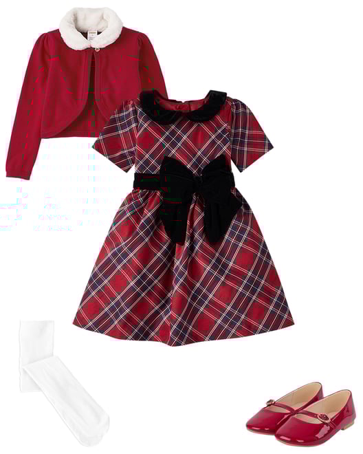 2nd bundle featuring 3 items which compliment Girls Faux Fur Shrug