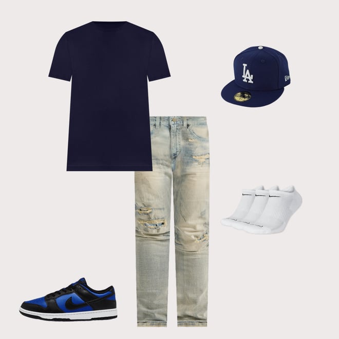 Smoke Rise Vintage Wash Slim Denim Jeans