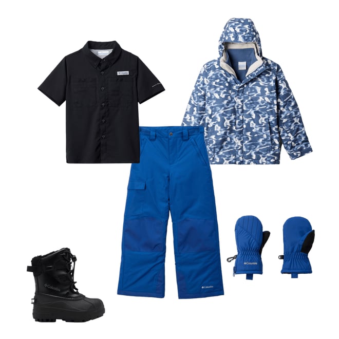Boys' Bugaboo™ III Printed Fleece Interchange Jacket