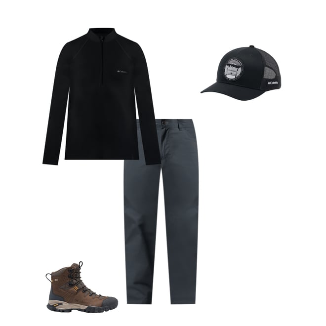 Men's Omni-Heat™ Midweight Baselayer Half Zip | Columbia