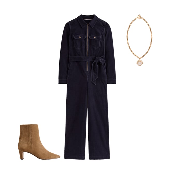 Boden jumpsuit navy on sale