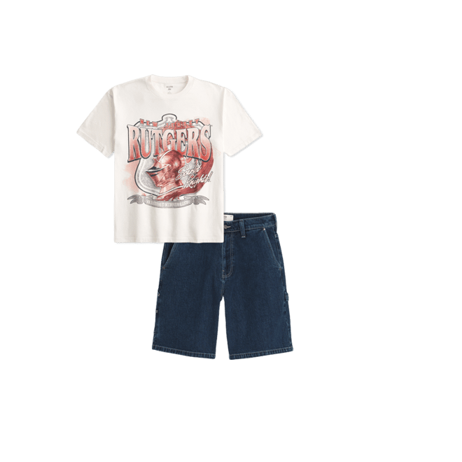 Baggy Jean Shorts